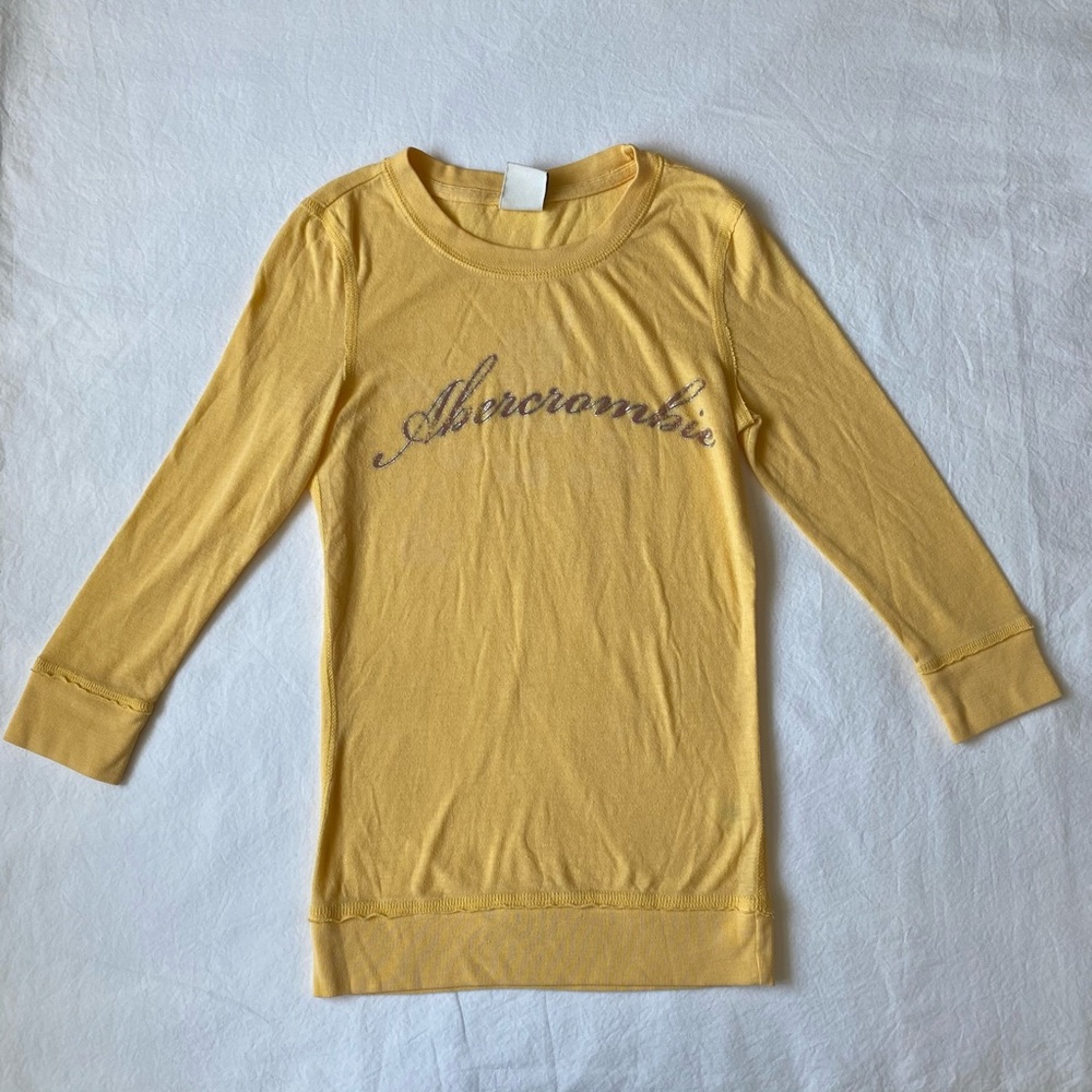 Abercrombie Kids Yellow Long Sleeve